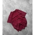 Basic Yıkamalı Oversize Tshirt Bordo