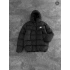 KAPÜŞONLU PUFFER ŞİŞME MONT SİYAH
