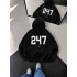 247 OVERSİZE KAPÜŞONLU SWEATSHİRT SİYAH