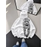 SIRT DETAY DESEN SWEATSHİRT BEYAZ