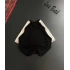 Kol Parçalı Unisex Oversize Tshirt - Siyah