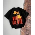 Lavie Unisex Oversize Tshirt - Siyah