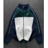 Parçalı Şardonlu Unisex Hırka - SuYeşili