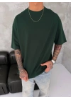 Basic Oversize Unisex Tshirt Yeşil