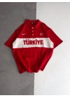 TRK Polo Yaka Tshirt Kırmızı