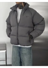 PREMİUM PUFFER ŞİŞME MONT GRİ