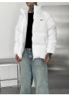 PREMİUM PUFFER ŞİŞME MONT BEYAZ