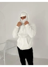 HODDİE KAR MASKE HIRKA BEYAZ