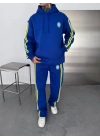 BRZ ŞARDONLU EŞOFMAN TAKIMI MAVİ