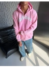 SPİDER ŞARDONLU HIRKA PEMBE