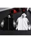 ÖRÜMCEK DESEN ŞARDONLU HIRKA SİYAH