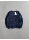SWD YIKAMALI ŞARDONLU SWEATSHİRT LACİVERT