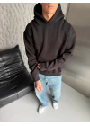 ANGEL ŞARDONLU SWEATSHİRT SİYAH