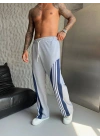 Ad Baggy Bol Paça Eşofman Gri