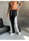 Ad Baggy Bol Paça Eşofman Siyah
