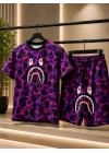 BAPE OVERSİZE UNİSEX ŞORTLU TAKIM
