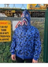 Bape Unisex Hırka Mavi