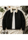 Basic Kürk Yaka Bomber Ceket