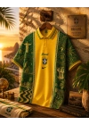 Brasil Polo Yaka Tshırt Sarı