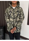 Kamuflaj Tech Unisex Hırka