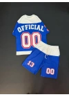 Official Unisex Oversize Şortlu Takım - Mavi