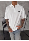 Polo Yaka Nk Tshirt Beyaz