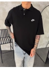 Polo Yaka Nk Tshirt Siyah