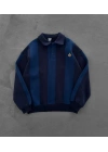 Taraftar Polo Yaka Oversize Şardonlu Sweatshirt
