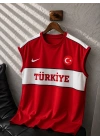 Türkiye Oversize Sıfır Kol Kırmızı