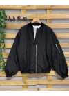 Unisex Bomber Ceket Siyah