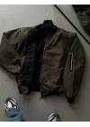 Unisex Bomber Ceket Yeşil