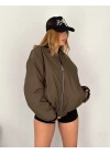 Unisex Bomber Ceket Yeşil