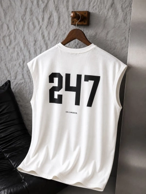 247 Sıfır Kol Tshırt