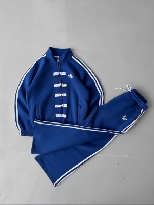 3 iplik Şardonlu Eşofman Takım Mavi