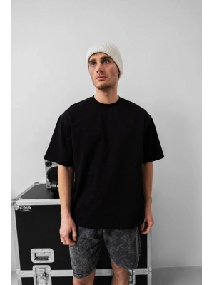 Basic Unisex Yeni Sezon Tshirt - Siyah