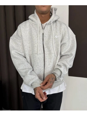 NK Unisex Kapüşonlu Hırka