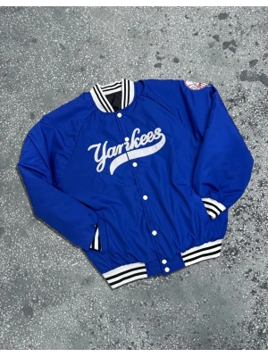 Yankes Dolumlu Unısex Bomber cekett Mavi