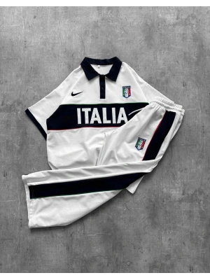 İtaly Unisex Eşofman Takımı Beyaz