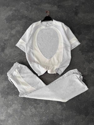 Parçalı Eşofman Takım Gri