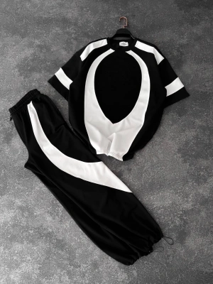 Parçalı Eşofman Takım Siyah