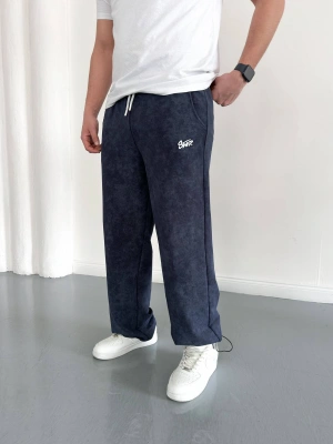 Bol Paça Ayarlanabilir Baggy Eşofman Lacivert