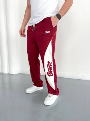 Bol Paça Swd Baggy Eşofman Kırmızı