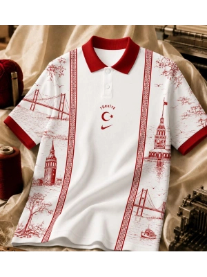Özel Seri TRK Polo Yaka Beyaz