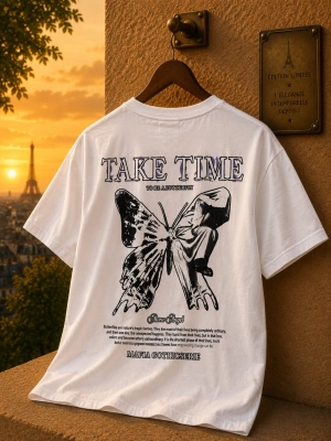 TAKE TİME UNİSEX OVERSİZE TSHİRT