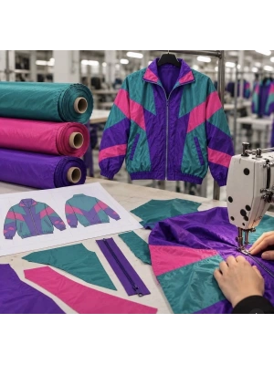 80 LER UNİSEX RETRO BOMBER CEKET