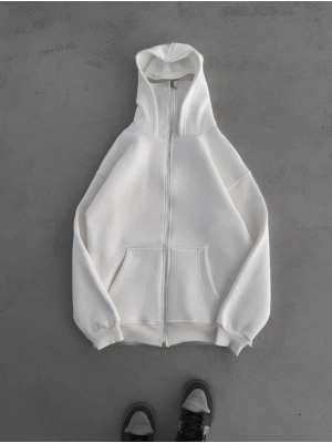 HODDİE KAR MASKE HIRKA BEYAZ