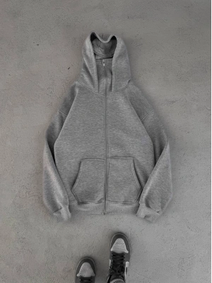 HODDİE KAR MASKE HIRKA GRİ