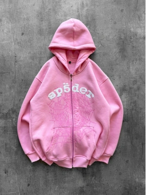 SPİDER ŞARDONLU HIRKA PEMBE