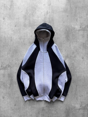 DESENLİ HODDİE KAR MASKE HIRKA GRİ