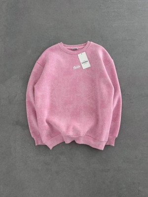 SWD YIKAMALI ŞARDONLU SWEATSHİRT PEMBE